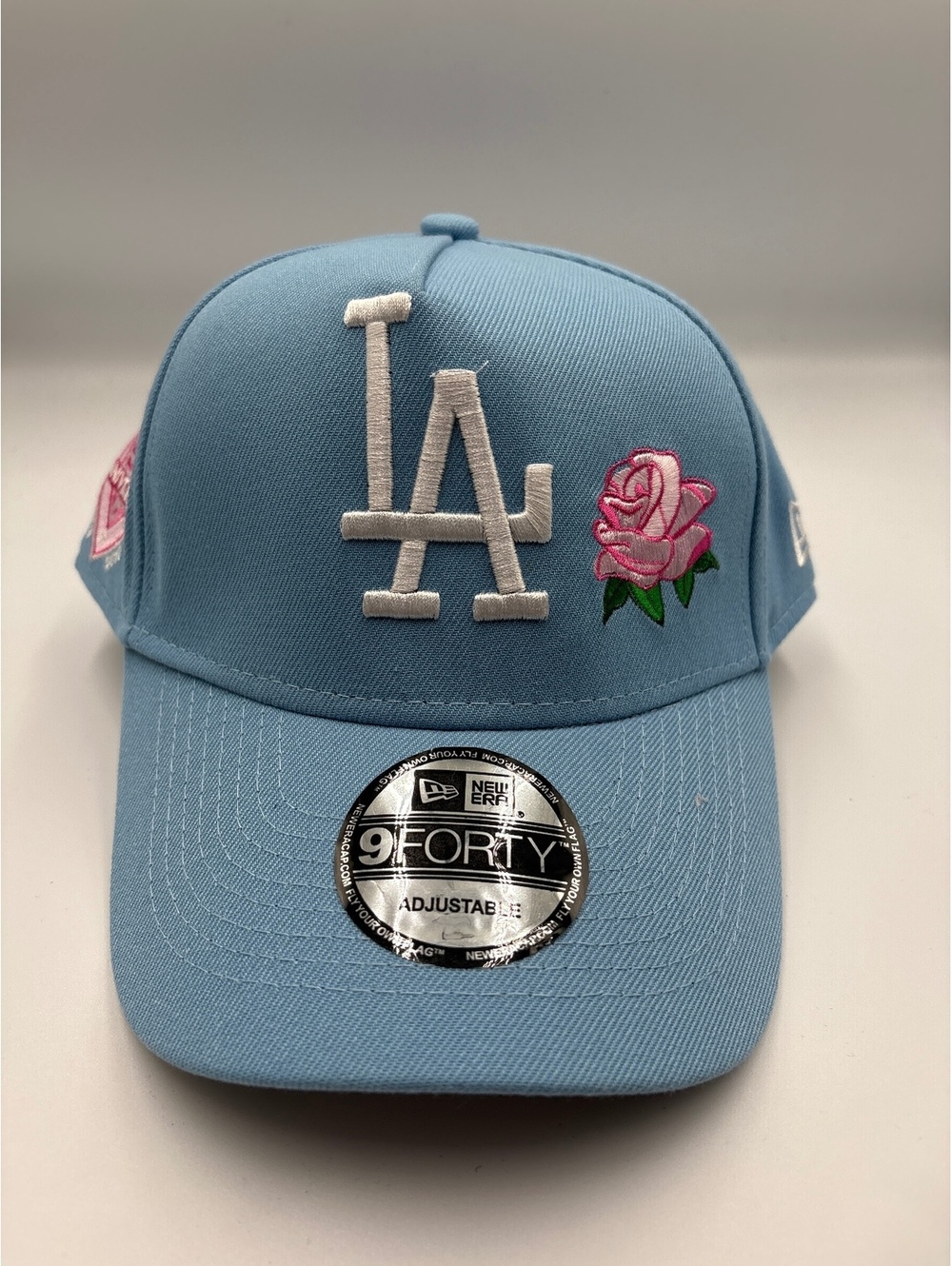 New Era 9FORTY Los Angeles Dodgers 50th Anniversary Light Blue Adjustable Cap